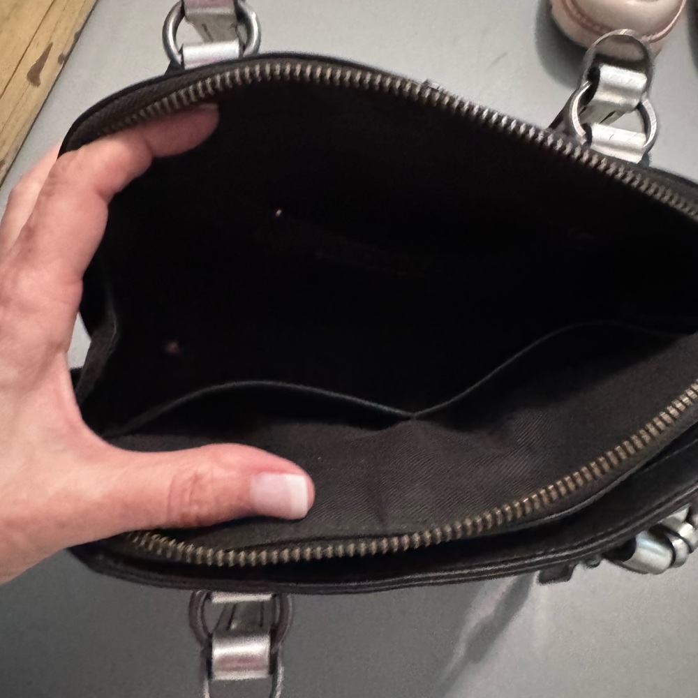 Coach Metallic Silver Keychain - Picture 2 of 3